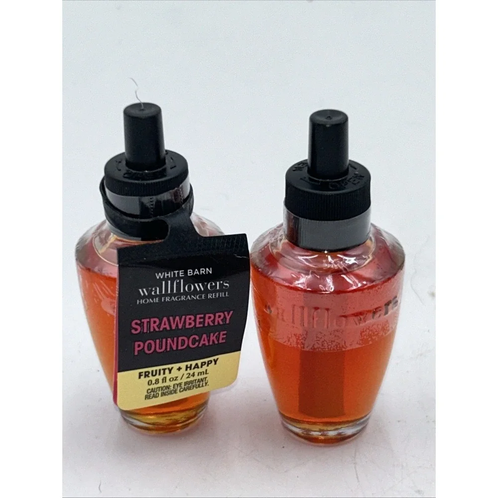 Bath & Body Works Wallflowers Home Fragrance Refill Strawberry Pound Cake X 2